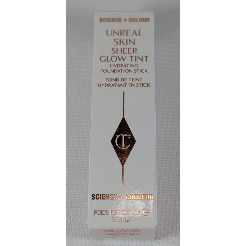 Charlotte Tilbury Unreal Skin Sheer Glow Tint Foundation Stick 1 Fair 0.31 oz